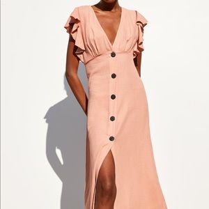 Zara Ruffled Rustic Dress